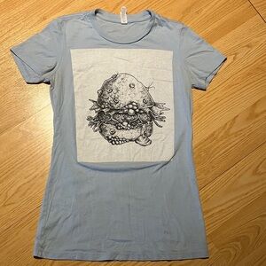 Bella Canvas Light Blue Graphic Tee